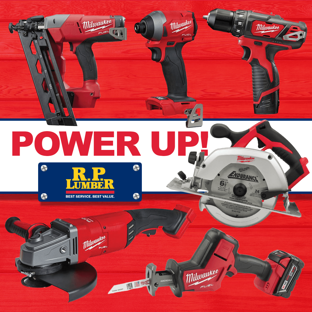 R.p. lumber is selling a variety of tools