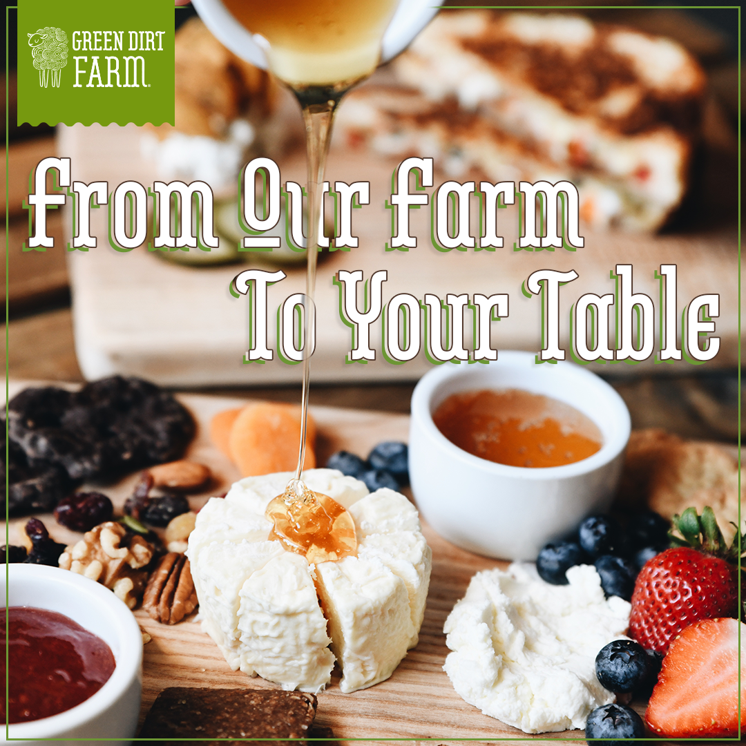 A sign that says from our farm to your table