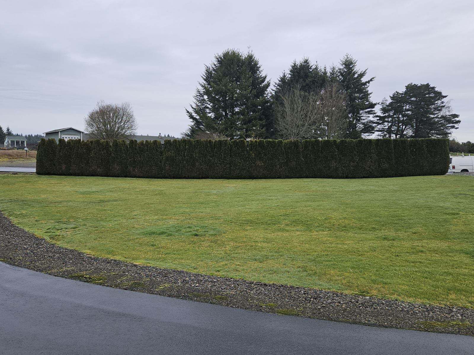 Curvy Road and Grass - Oakville, WA - H A Lawn Care LLC