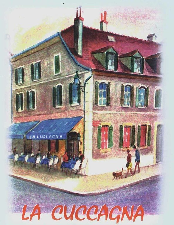 Restaurant la cuccagna vue d'artiste