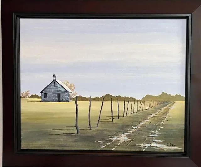 Country School House Original Oil