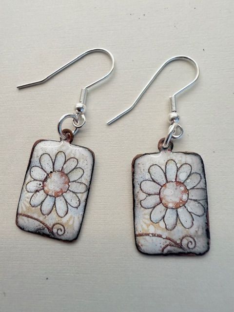 Daisy Earrings by Lori Kidd