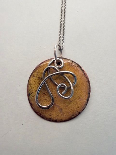 Got Orange Necklace by Lori Kidd