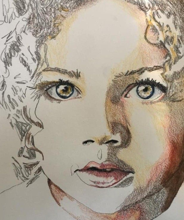 Wed Night 4-Week Art Class on Beginner Colored Pencil Portrait