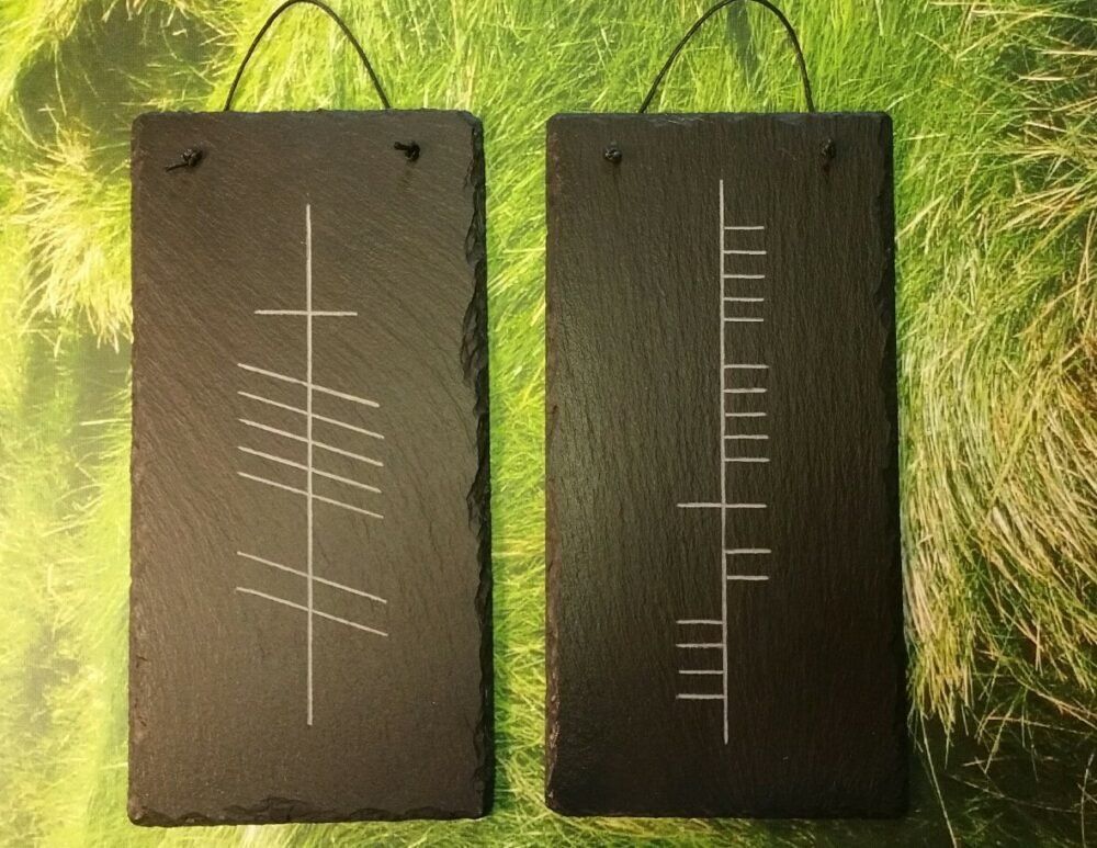 Ogham Carving
