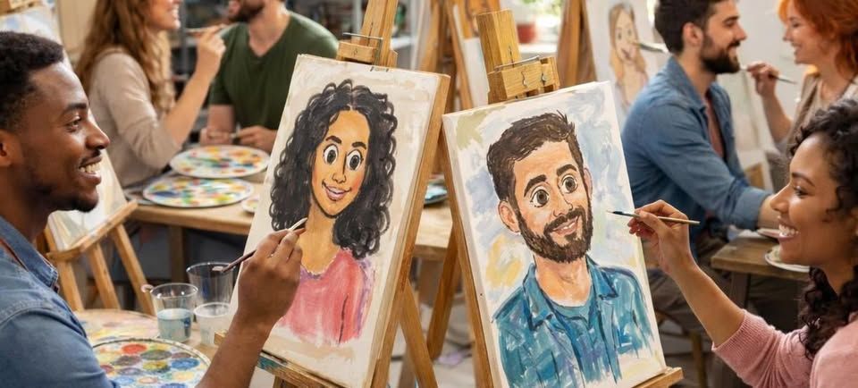 Paint Your Partner Art Night