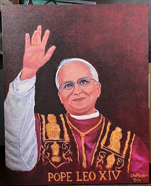 Pope Leo by Chris Robbins Giclee