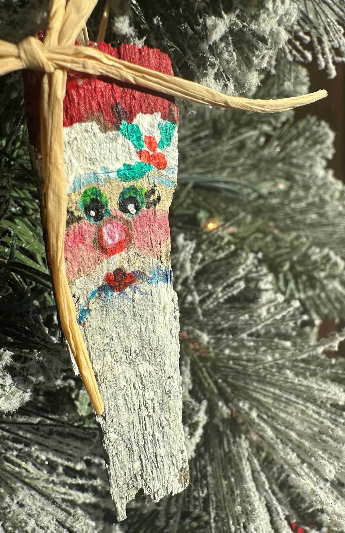 Woodchips Santa Ornaments 7