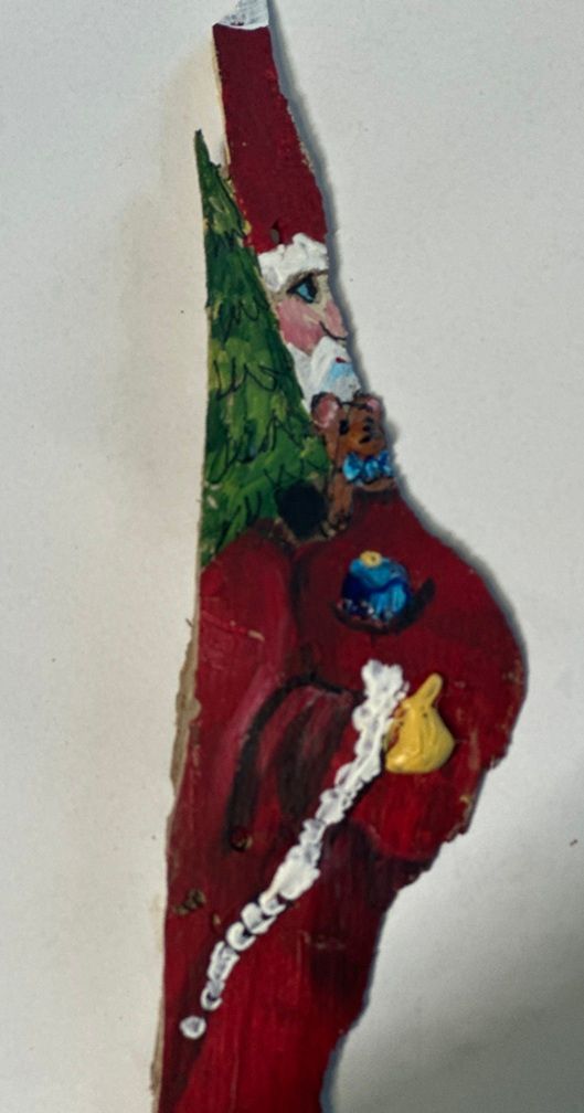 Woodchips Santa Ornaments 8