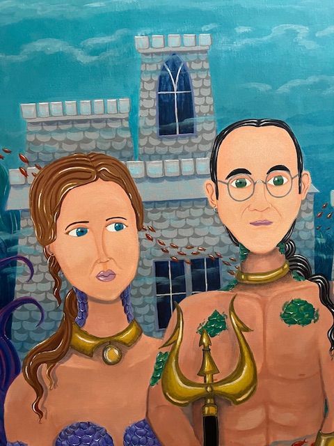 Under Sea Gothic in acrylic