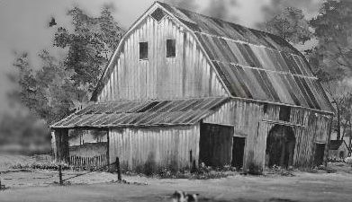 Barn is sample only.