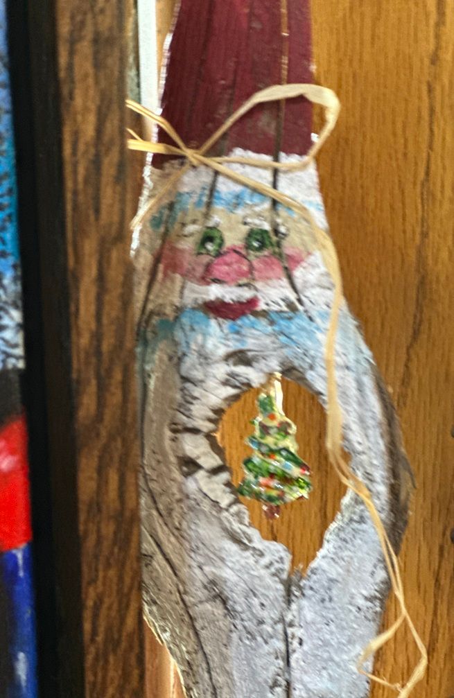 Woodchips Santa Ornaments 11