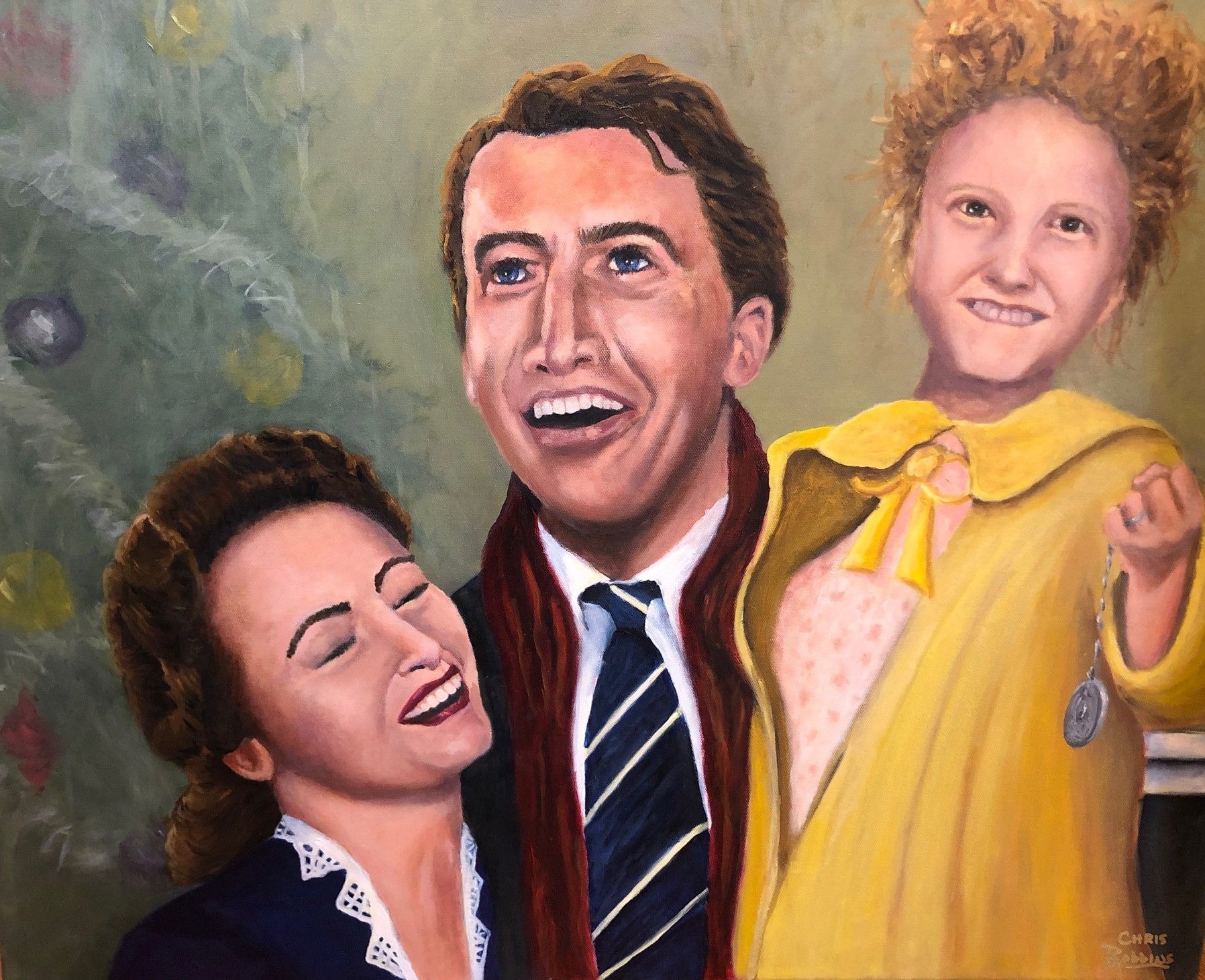 A Wonderful Life oil by Chris Robbins