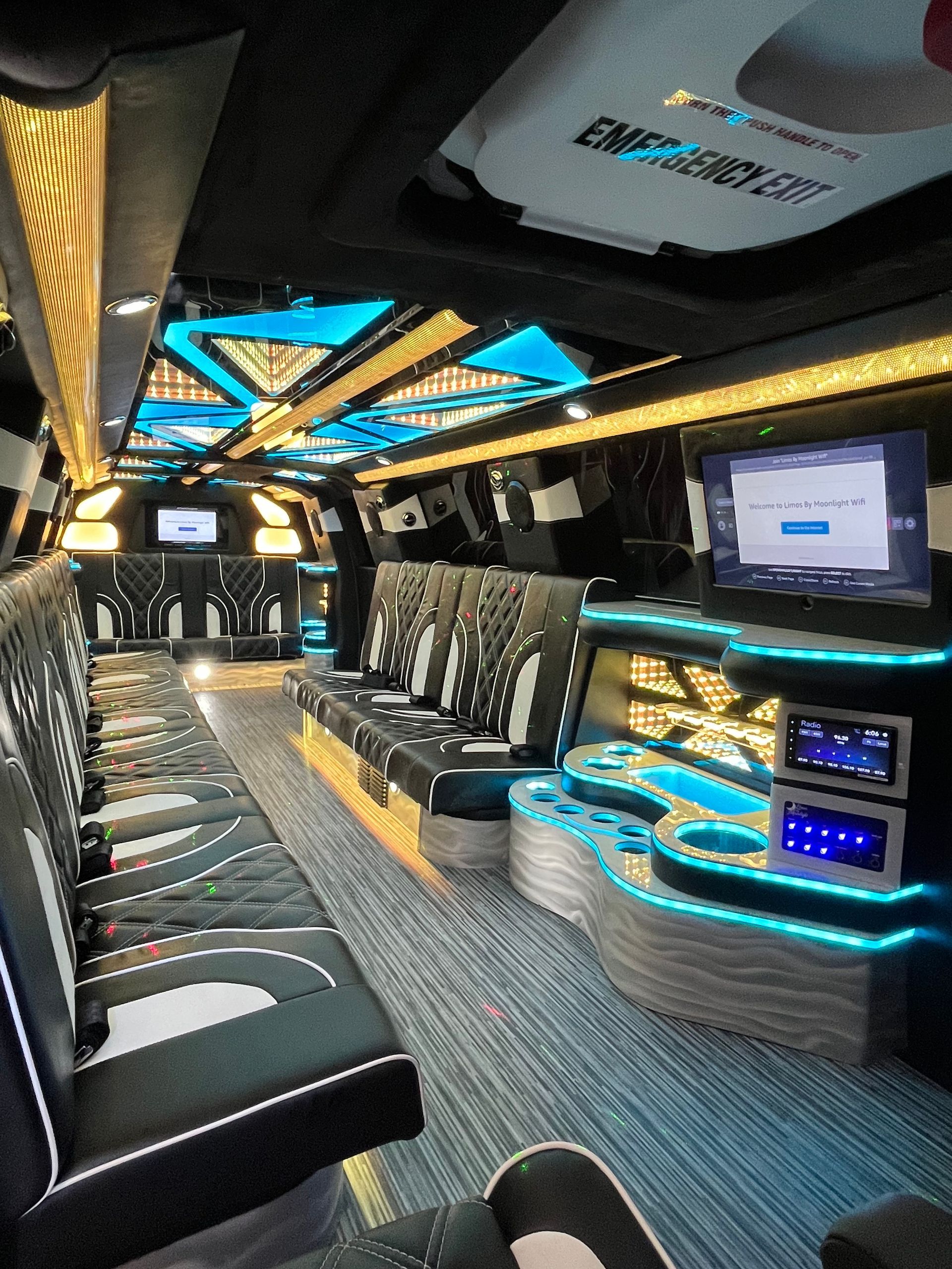 2025 GMC Yukon Stretch Limo Service in New Jersey - RPD limo