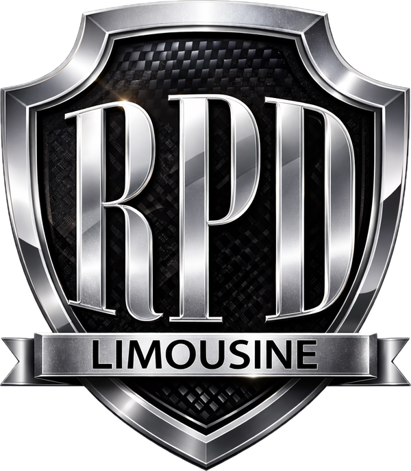RPD Limo - Silver shield logo with