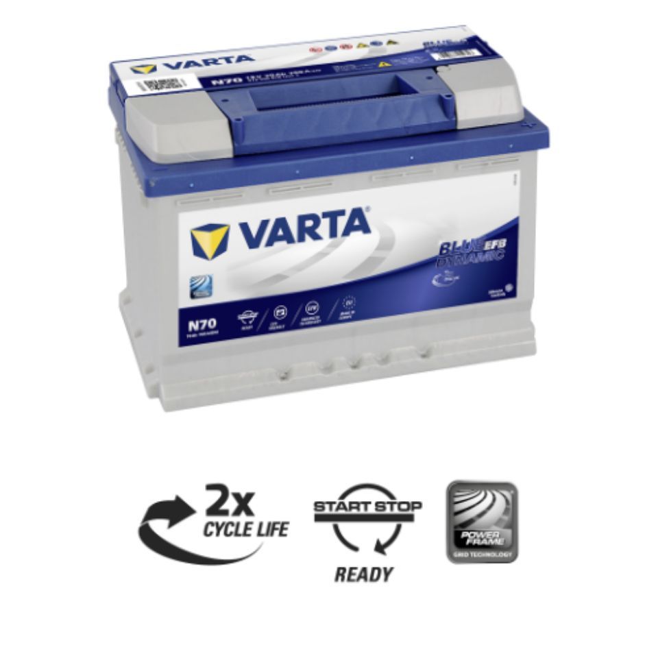 Batteria auto Varta N70