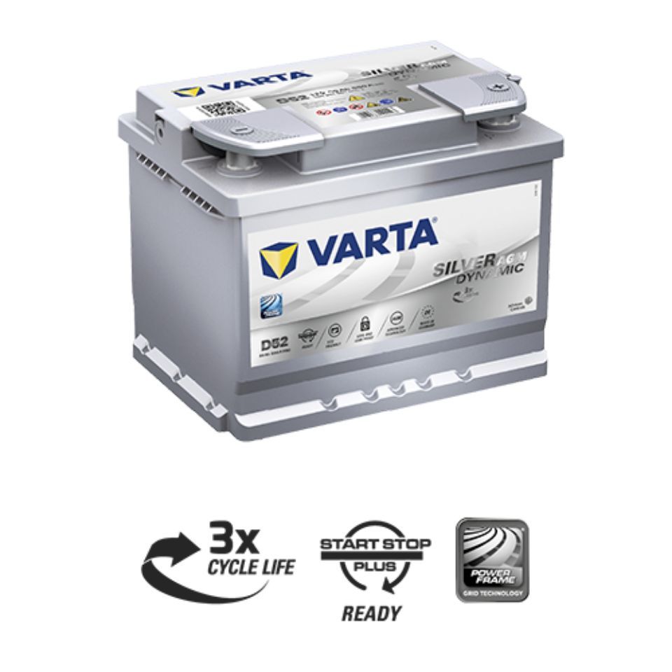 Batteria auto Varta D52