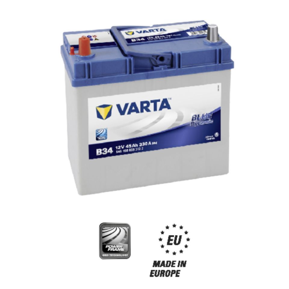 Batteria auto Varta B34