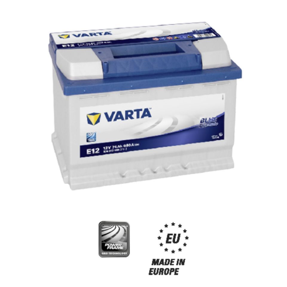 Batteria auto Varta E12