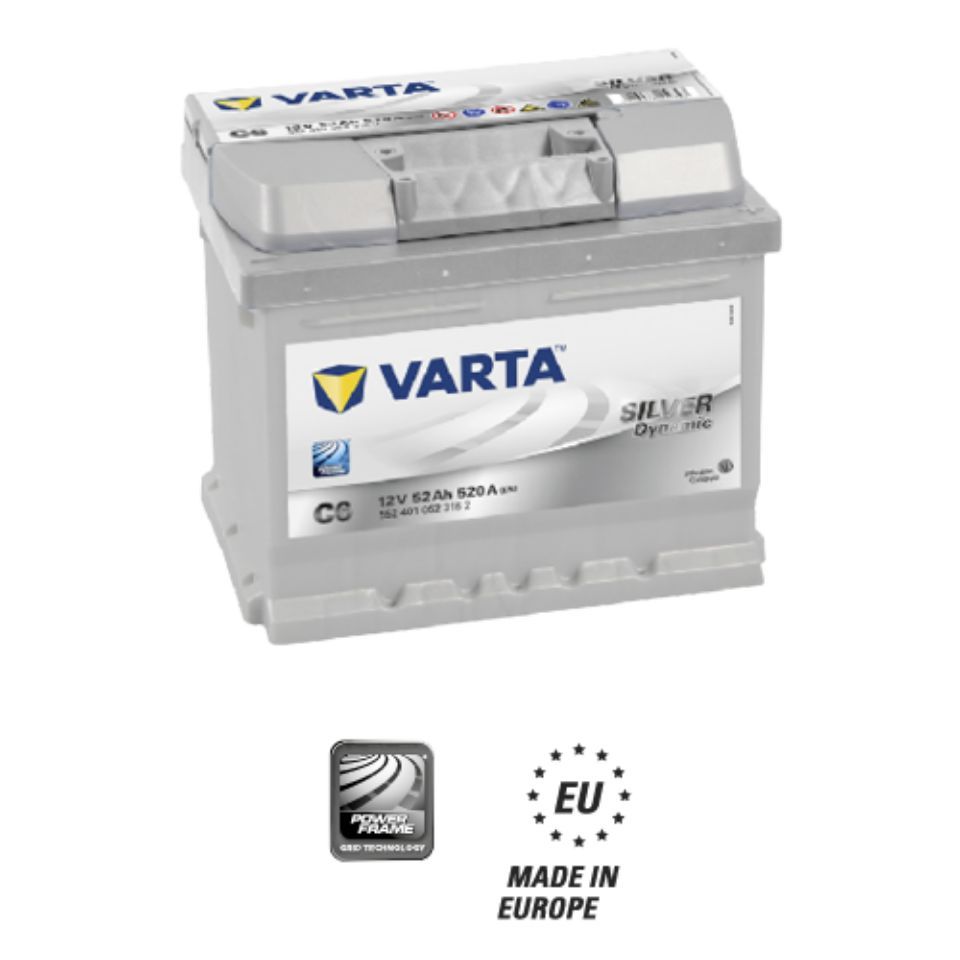 Batteria auto Varta C6