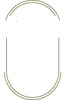 A green oval frame with two lines on a white background.