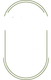 A green oval frame with two lines on a white background.