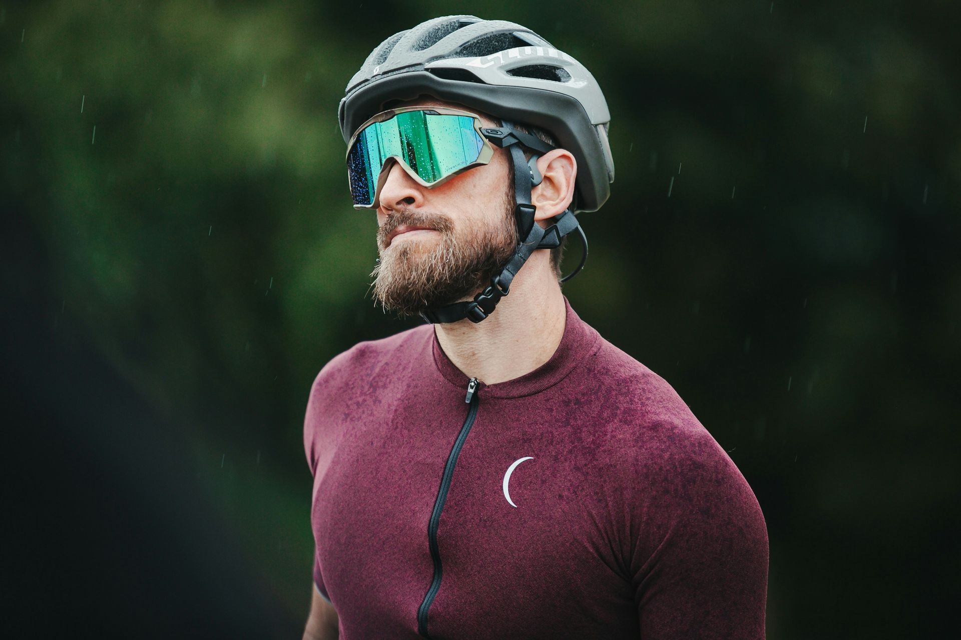 Cyclist in Helmet and Sunglasses — EyeMax EyeCare in Newcastle, NSW
