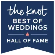 wedding venue awarded best of weddings hall of fame on the knot