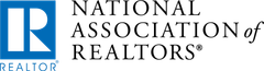 Logo of the National Association of Realtors, featuring a blue 