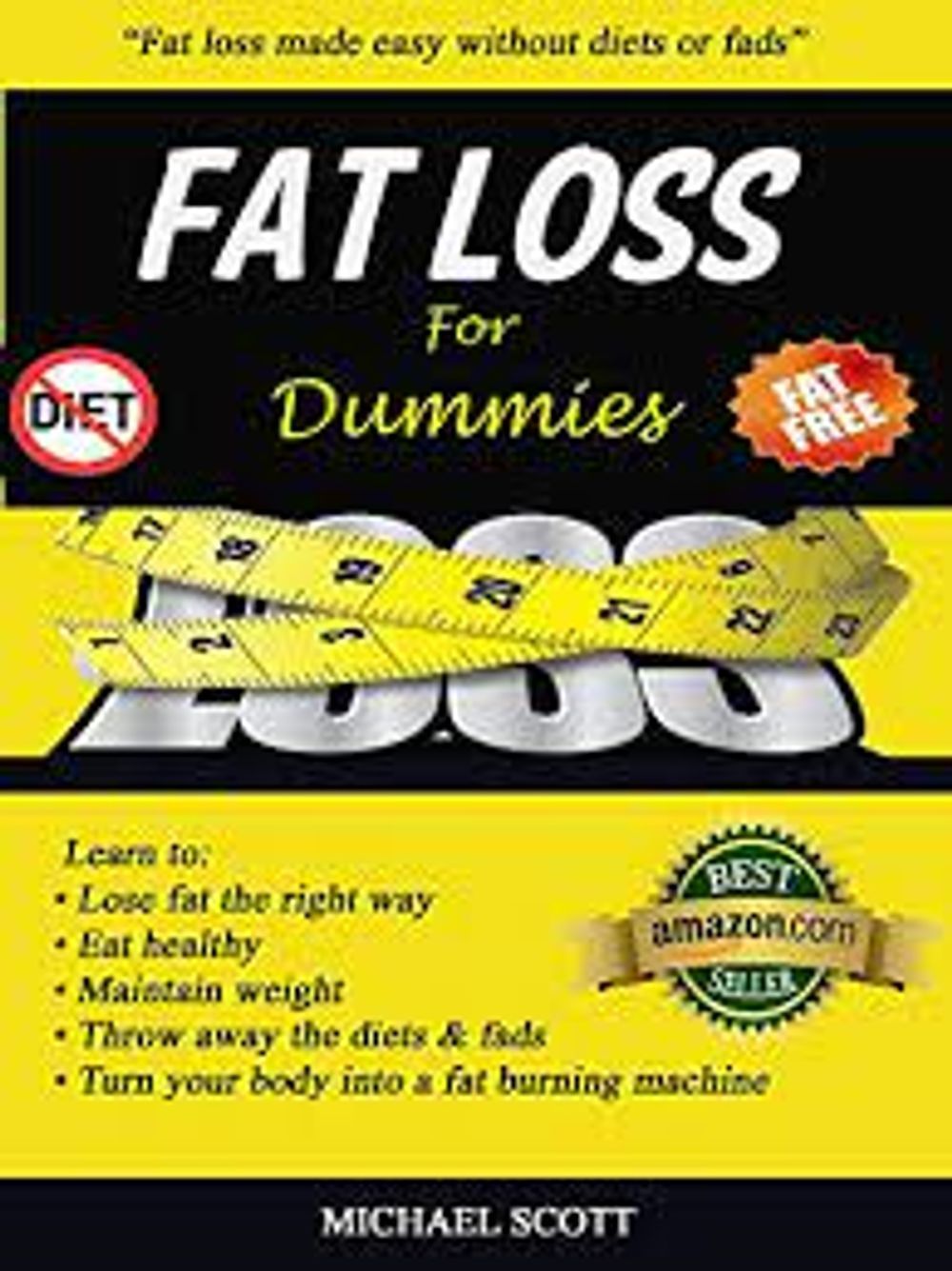 A yellow banner for weight loss