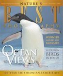 a penguin is on the cover of a nature 's best photography magazine .