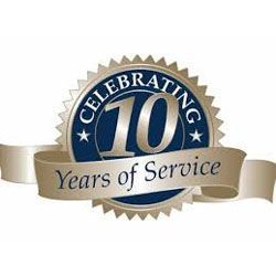 10 years of services 