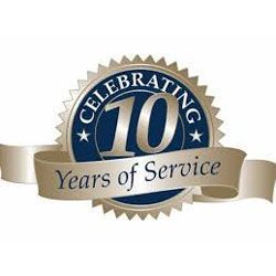 10 years of services