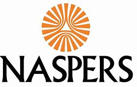 The naspers logo is orange and black and has a sun in the center.
