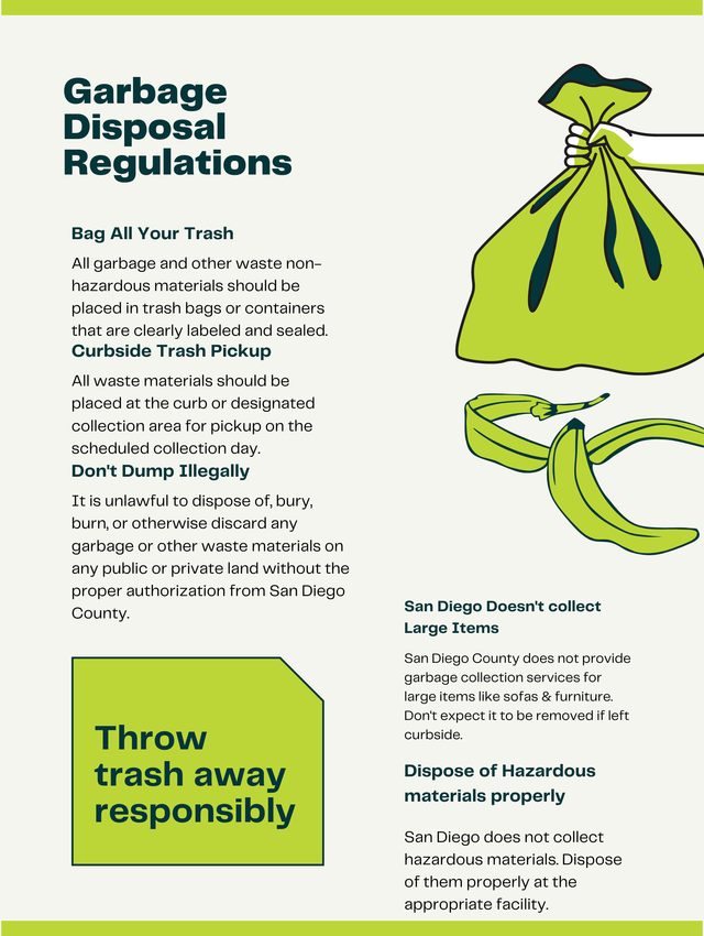 Proper Garbage Disposal Etiquette