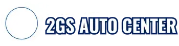 The logo for 2gs auto center is shown on a white background.