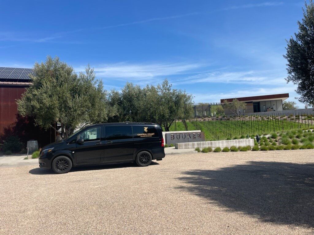 mercedes van for wine tours in Paso Robles Wine Country