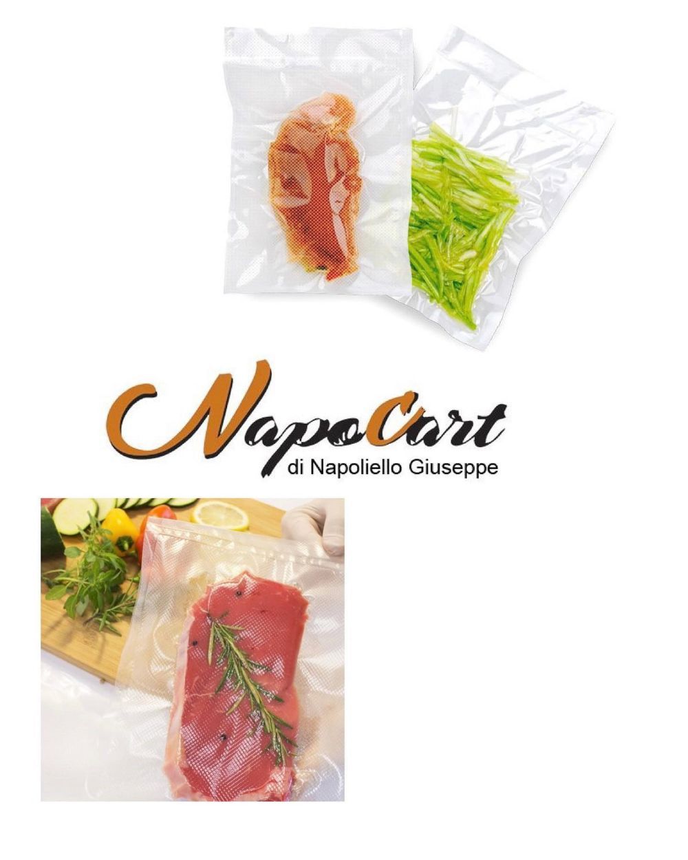 sacchetti alimentari per il sottovuoto