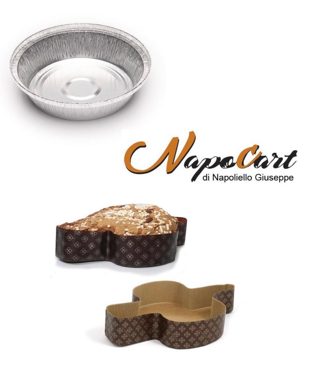 porta torta in alluminio riciclabile