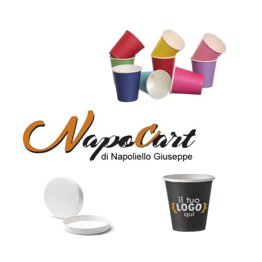 bicchieri in carta della ditta