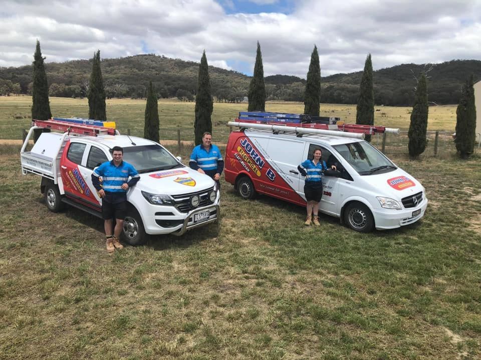 CCTV Security Camera Installed On Wall — John B Electrical In Wooragee VIC