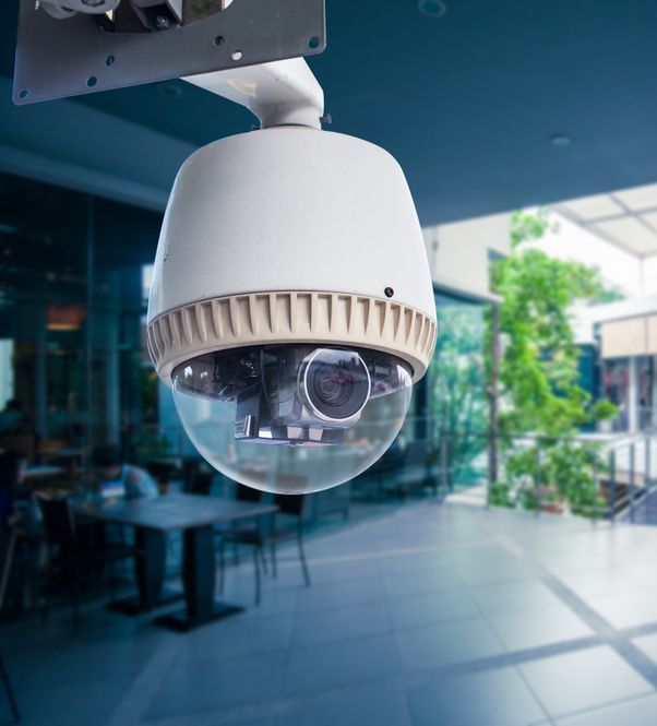 CCTV Camera Operating In Front Of The Restaurant — John B Electrical In Yackandandah VIC