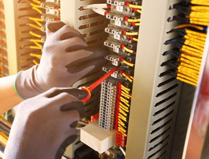 Electrical Terminal In Junction Box And Service By Technician — John B Electrical In Yackandandah VIC