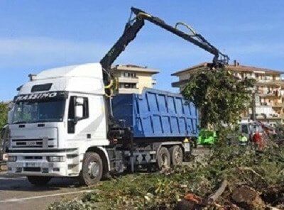 Camion raccolta residui vegetali