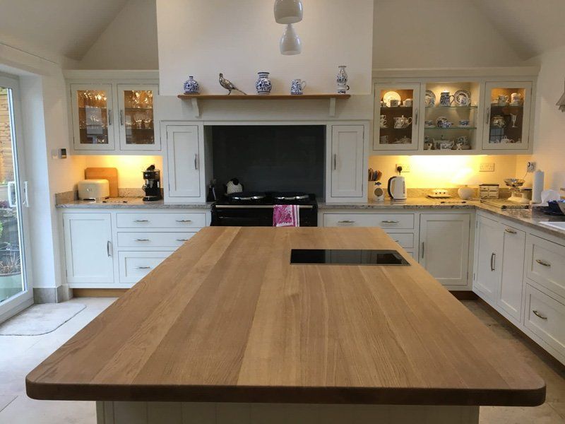 Large wooden kitchen table