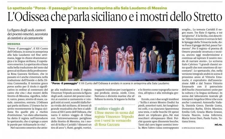 Gazzetta del Sud del 29 ottobre 2024