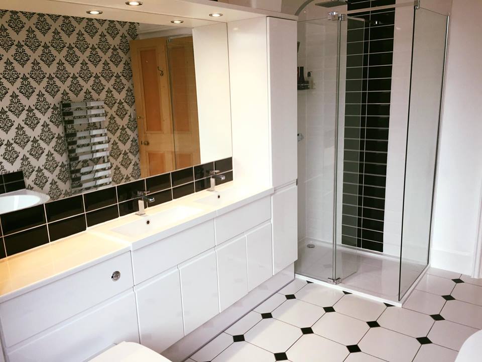 Bathroom install inTrinity, Edinburgh
