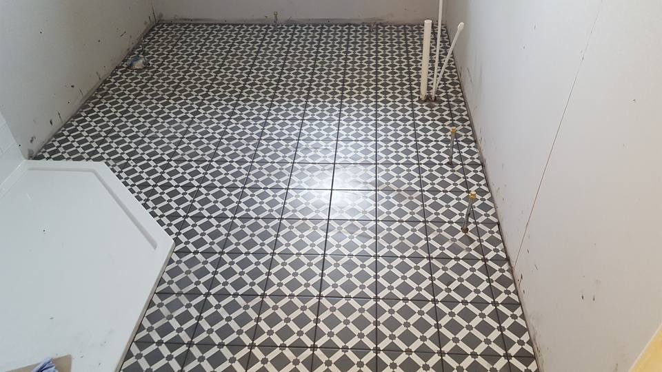 Traditional victorian floor tiles