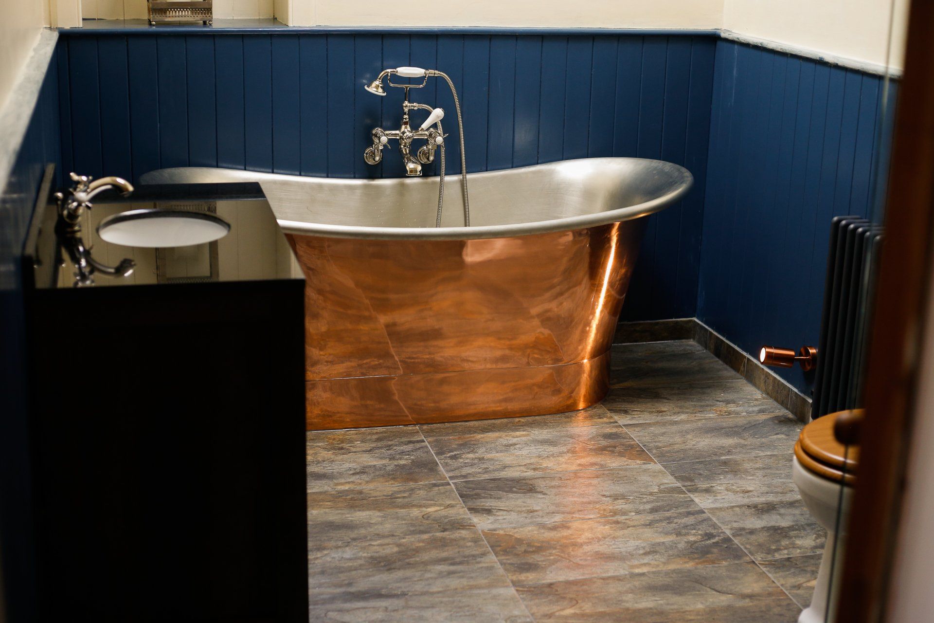 Copper bath, Bathroom installers in Edinburgh