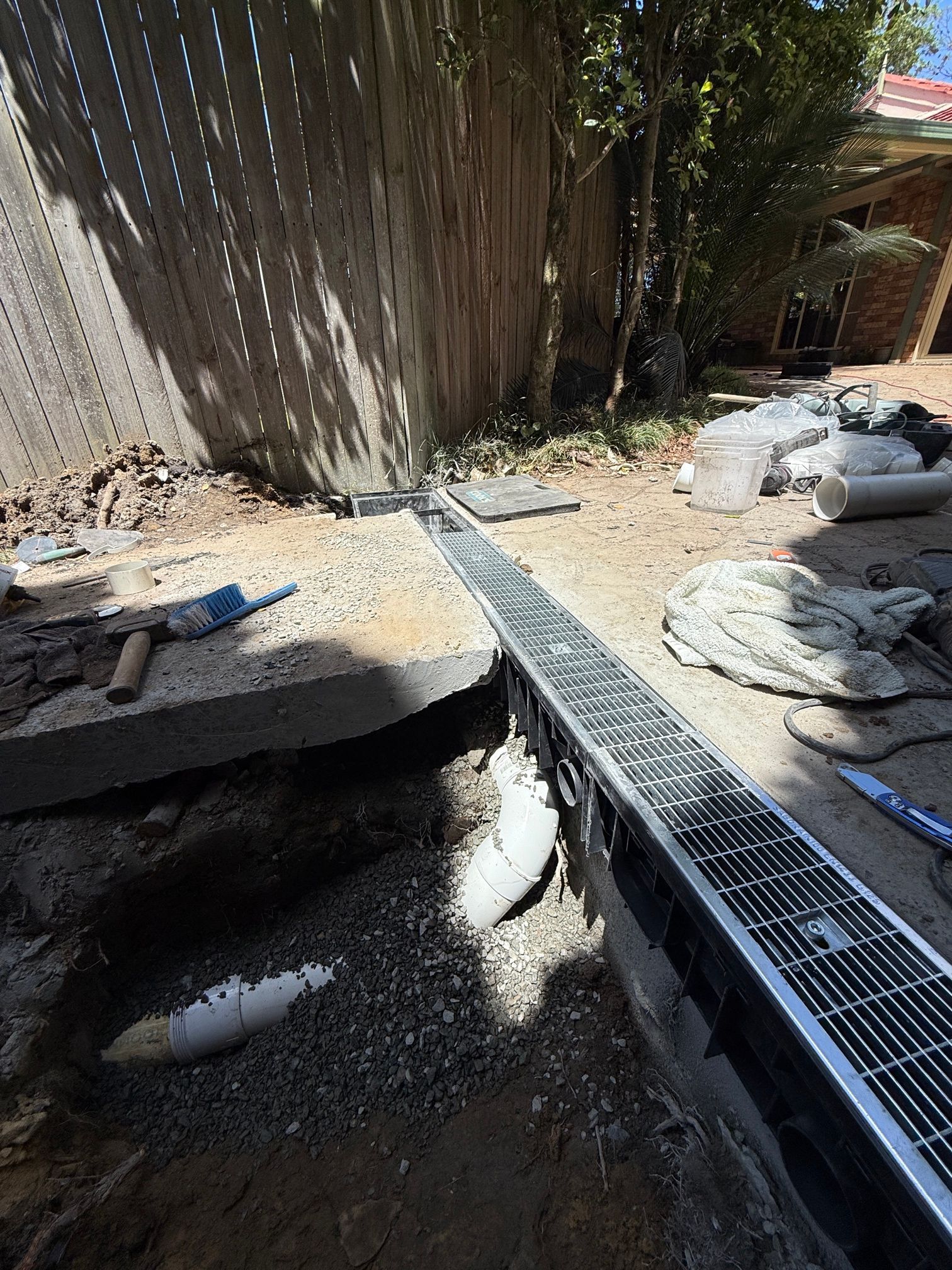 New stormwater drainage